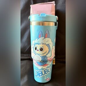 New 30oz Cute Light Blue Monsters Tumbler with Flip Top